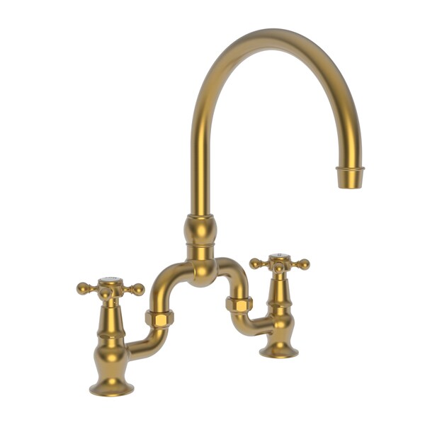 Newport Brass Kitchen Bridge Faucet in Satin Bronze (Pvd) 9464-10 - main